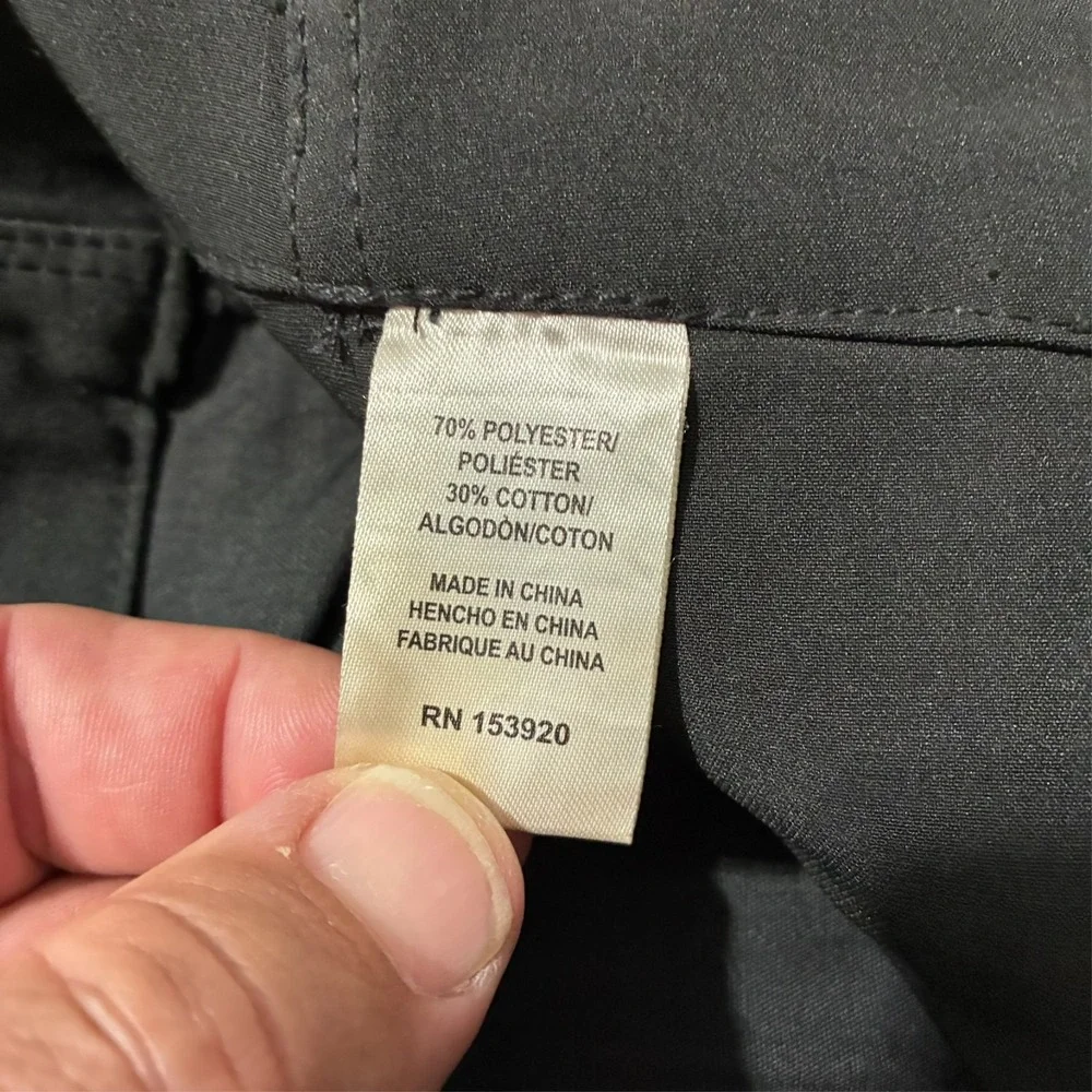 Mission Made Mens Cargo Pants Size‎ 38x30 Black Tactical Work Utility Ripstop